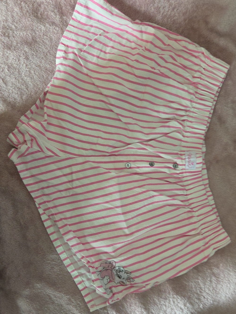 Freeze Pink and White Striped Women’s Shorts